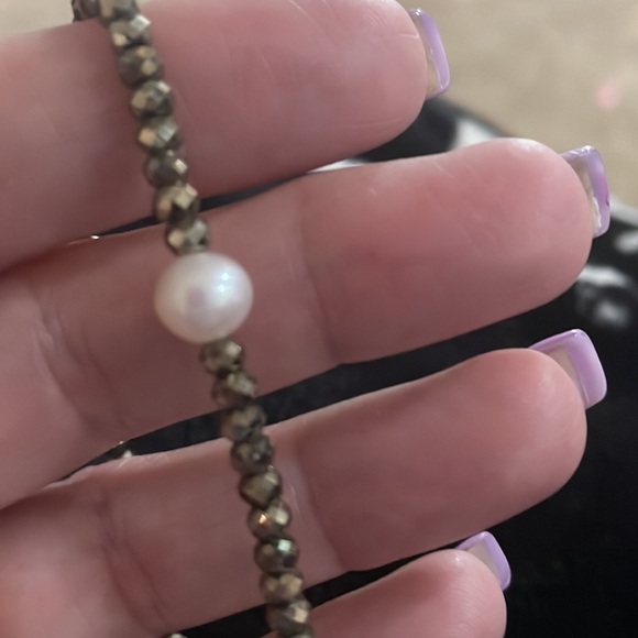 Freshwater Pearl And Pyrite Beaded Stretch
By Colleen Lopez - Picture 7 of 10
